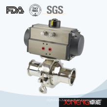 Stainless Steel Hygienic Pneumatic Non Dead Angle Ball Valve (JN-BLV2006)
